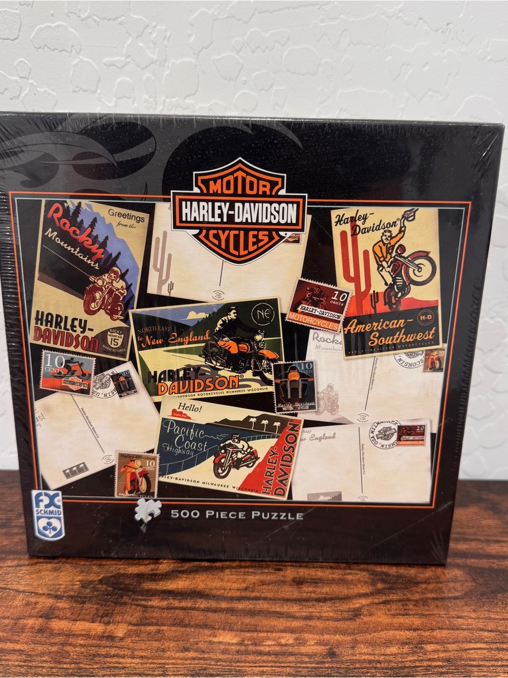 FX Schmid Harley-Davidson (500 Piece) Puzzle HD destinations NEW Sealed